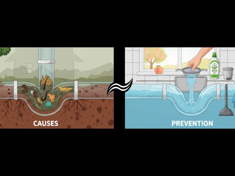 Common Causes of Clogged Drains in Georgia Homes