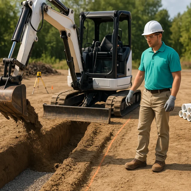Lot Clearing & Excavation for Septic Projects