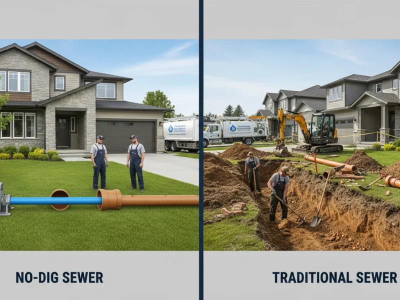 No-Dig vs Traditional Sewer Replacement in Dalton