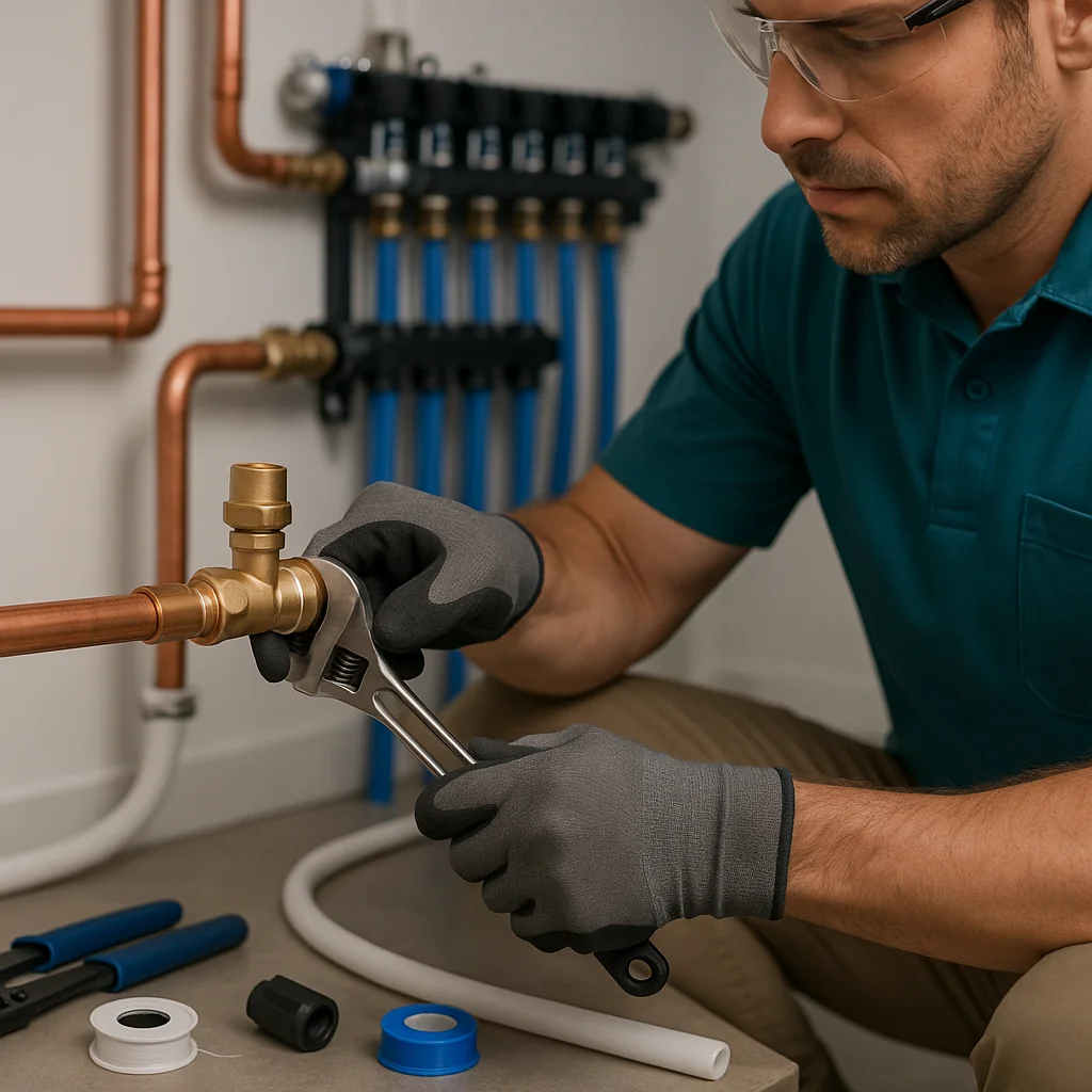 A Drain Plumbing llc water line repair & replacement services - Dalton